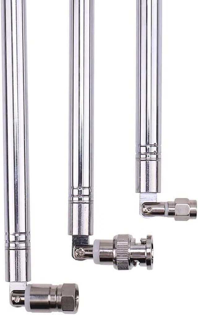 Alt view image 3 of 3 - FM Antenna Telescopic, 120cm Telescopic Antenna Replacement F Plug DAB FM Radio