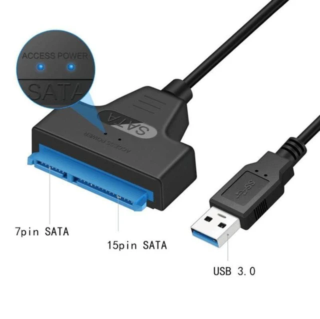 Alt view image 5 of 6 - USB 3.0 to SATA Adapter Cable, SATA to USB 3.0 External Converter for 2.5 Inch H