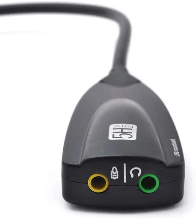 Alt view image 5 of 5 - USB 2.0 External Audio Adapter, 7.1 Stereo Sound Card Dynamic 3D Surround Sound