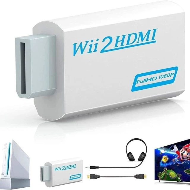 Alt view image 5 of 7 - Wii to HDMI Converter + Wired Motion Sensor Bar, Replacement Wired Infrared Ray