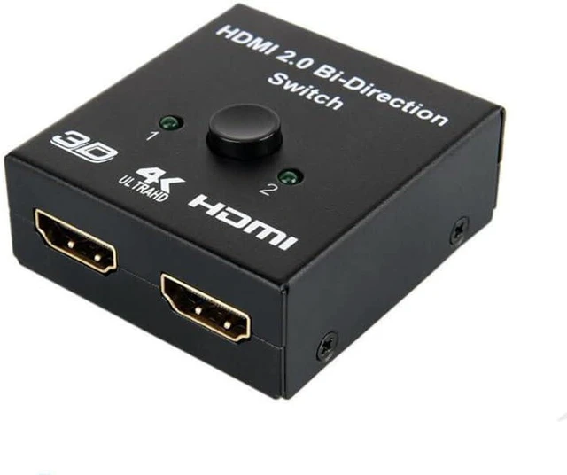 Main image of HDMI Switch, HDMI Switcher Splitter Distributor 1 in 2 Out 4K 3D DTS HD 1080p