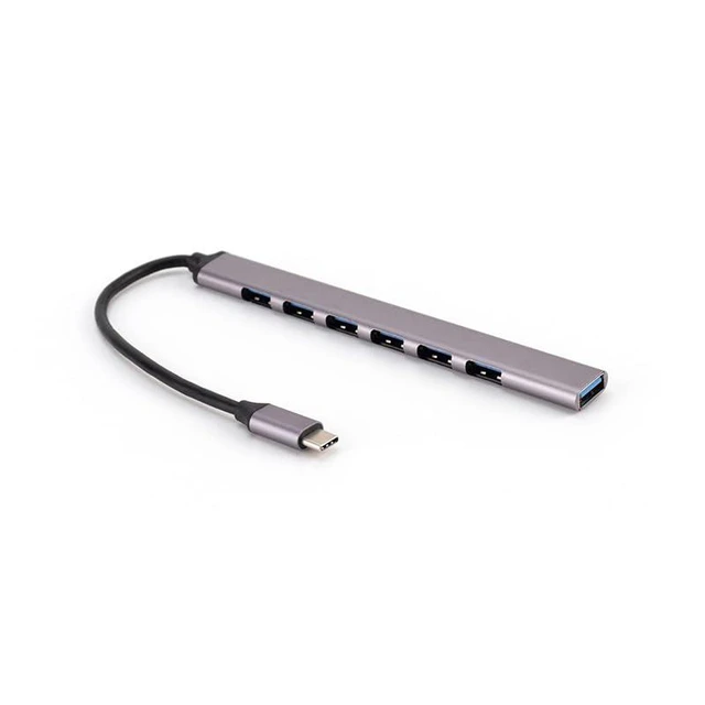 Alt view image 4 of 4 - USB C Hub 3.0 with 7 Ports, Aluminium USB C to USB Hub 3.0 USB Splitter for Mac