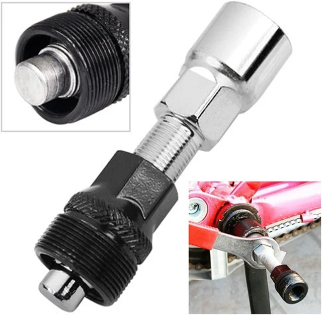 Alt view image 6 of 7 - Bike Bicycle Crank Puller Universal 4-Angle Crank Arm Puller Octalink Axles for