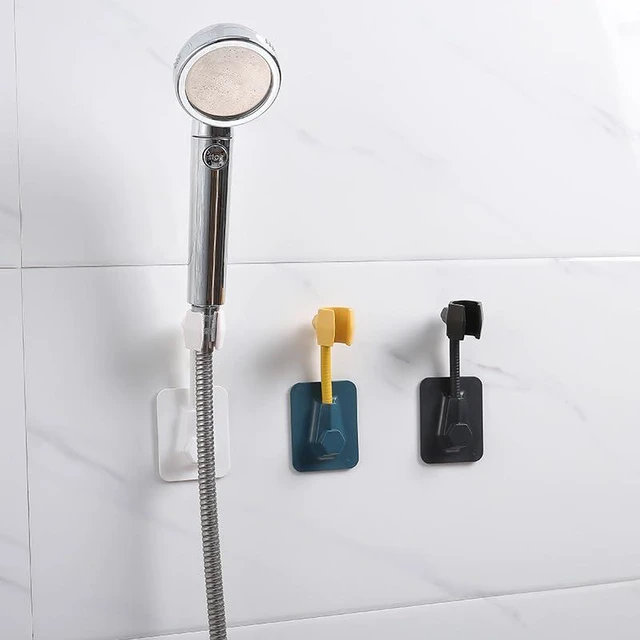 Alt view image 2 of 5 - Shower Head Holder Strong Adhesive 360 Degree Rotatable Adjustable Handheld Show