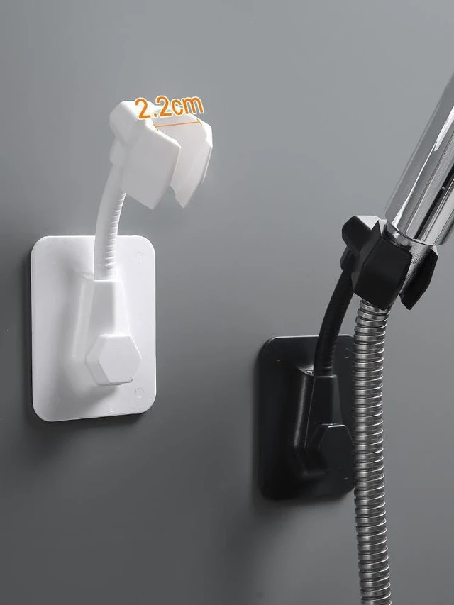 Alt view image 4 of 5 - Shower Head Holder Strong Adhesive 360 Degree Rotatable Adjustable Handheld Show