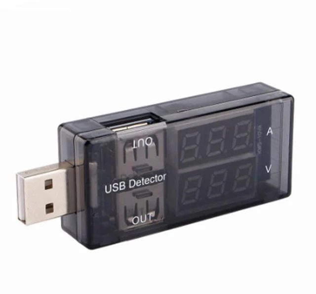 Alt view image 6 of 6 - USB Power Meter, 3-9V 0-5A Voltage Tester Multimeter, LCD Digital Multimeter Cur
