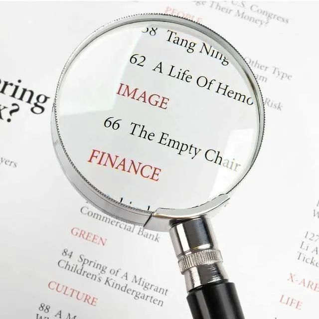 Alt view image 5 of 6 - Handheld Magnifier Reading Magnifier 5X Magnification Ø 75 mm Shatterproof Lens