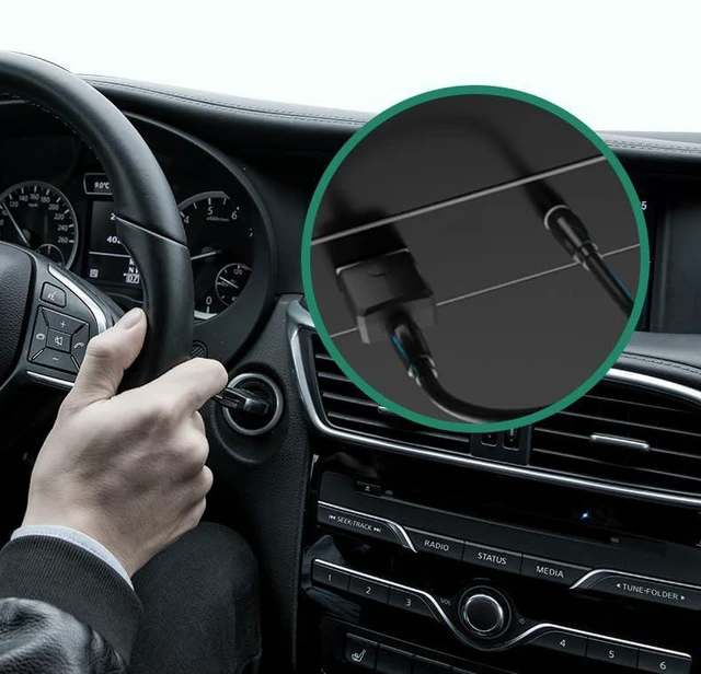 Alt view image 3 of 6 - USB Bluetooth 5.0 Transmitter Receiver, 4-in-1 Mini Wireless Audio Adapter, 3.5m