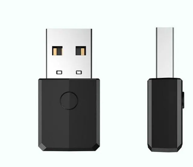 Alt view image 6 of 6 - USB Bluetooth 5.0 Transmitter Receiver, 4-in-1 Mini Wireless Audio Adapter, 3.5m