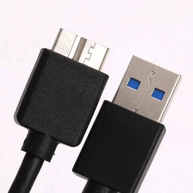 Alt view image 2 of 7 - USB 3.0 to Micro B Plug Data Cable Hard Drive HDD USB Connection Cable 50cm