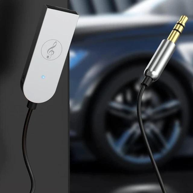 Alt view image 3 of 3 - Bluetooth 5.0 Car Receiver, Aux Bluetooth 5.0 Adapter Car Aux USB Receiver for H