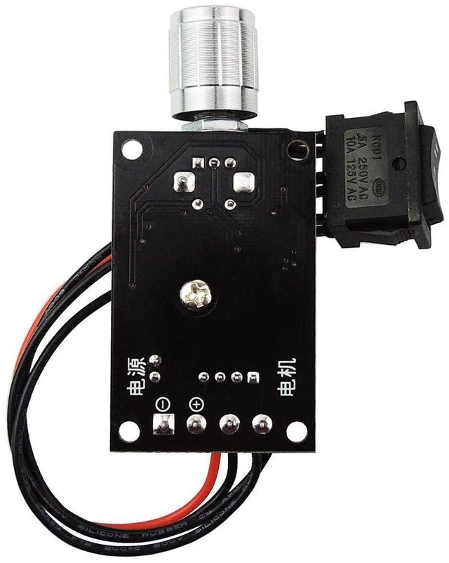 Alt view image 2 of 4 - Motor Speed Controller 6V 12V 24V 28V 3A 80W DC Motor Speed Controllers Adjustab