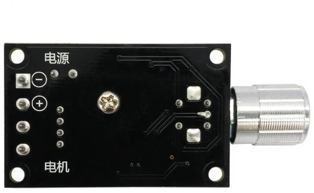 Alt view image 4 of 4 - Motor Speed Controller 6V 12V 24V 28V 3A 80W DC Motor Speed Controllers Adjustab