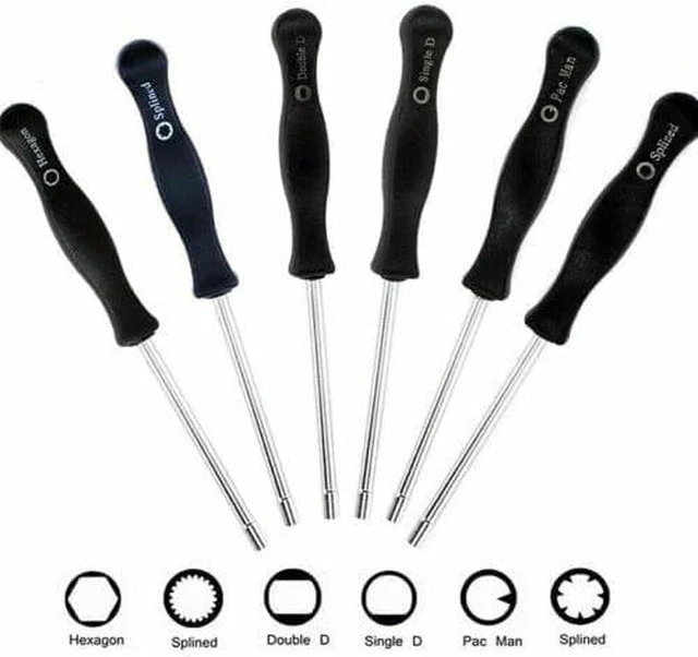 Alt view image 3 of 7 - 6 Pack Carburetor Adjuster Carburetor Tune-up Adjustment Tool Included 21-Teeth