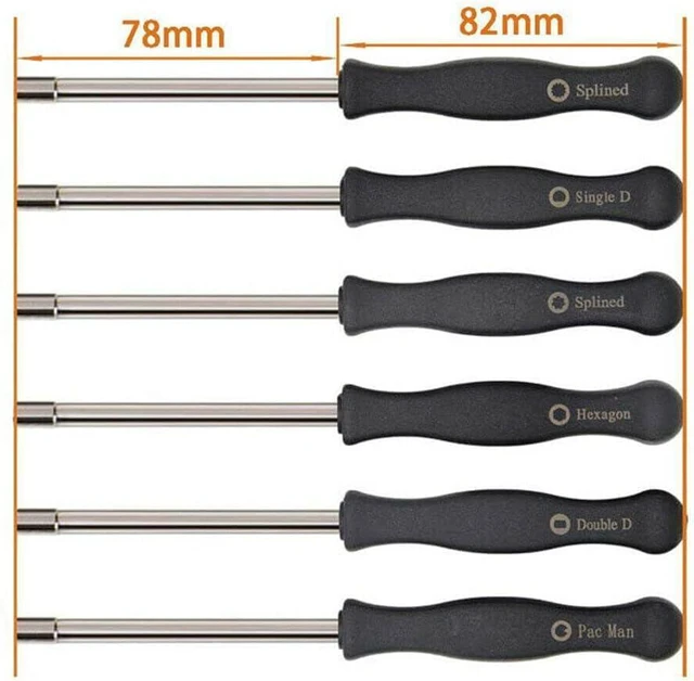 Alt view image 5 of 7 - 6 Pack Carburetor Adjuster Carburetor Tune-up Adjustment Tool Included 21-Teeth