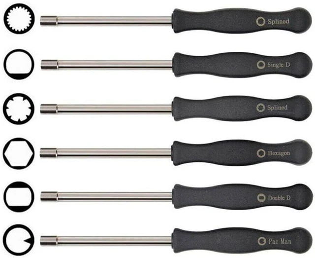 Alt view image 4 of 7 - 6 Pack Carburetor Adjuster Carburetor Tune-up Adjustment Tool Included 21-Teeth