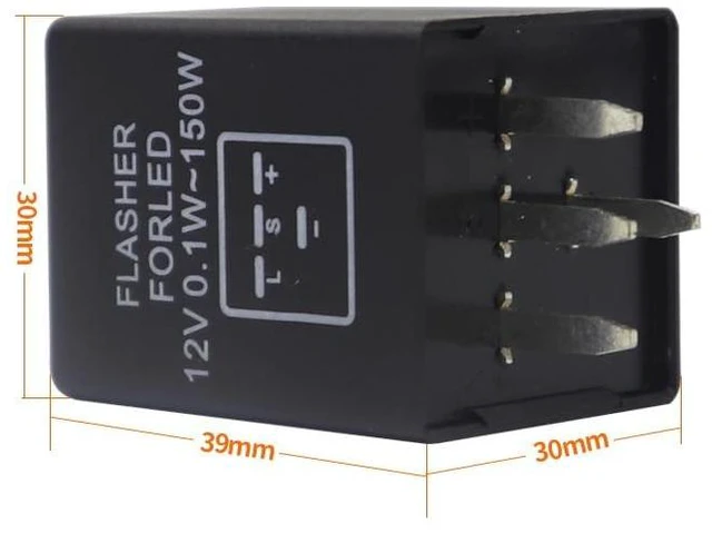 Alt view image 3 of 4 - 4-Pin 12V 15A EP29 EP29N Electronic LED Flasher Relay for Fix LED Turn Signal Bu