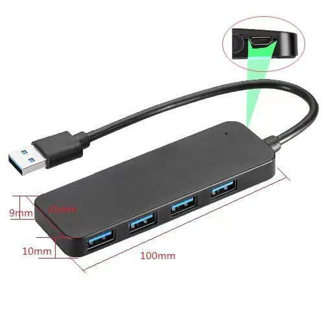 Alt view image 4 of 5 - USB 3.0 Hub, 4-Port USB Hub USB Splitter USB Expander for Laptop, Xbox, Flash Dr