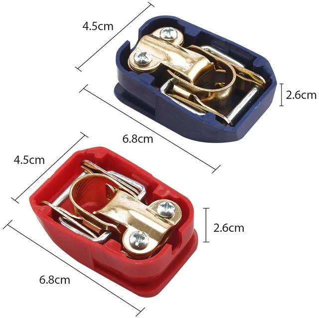 Alt view image 3 of 7 - Quick Release Battery Terminal Connectors,Battery Clamps,Top Post Battery Termin
