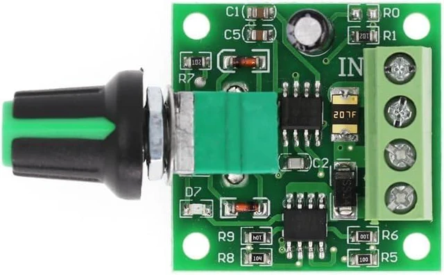 Alt view image 3 of 5 - 2 PCS RR-PWM-15V Low Voltage Dc 1.8V 3V 5V 6V 12V 2A Motor Speed Controller