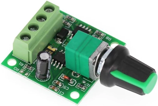 Alt view image 4 of 5 - 2 PCS RR-PWM-15V Low Voltage Dc 1.8V 3V 5V 6V 12V 2A Motor Speed Controller