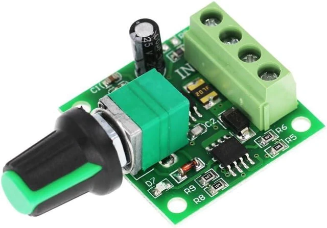 Alt view image 5 of 5 - 2 PCS RR-PWM-15V Low Voltage Dc 1.8V 3V 5V 6V 12V 2A Motor Speed Controller