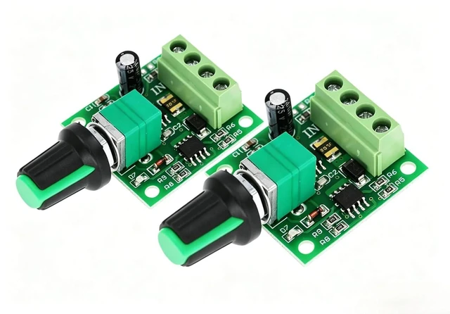 Main image of 2 PCS RR-PWM-15V Low Voltage Dc 1.8V 3V 5V 6V 12V 2A Motor Speed Controller
