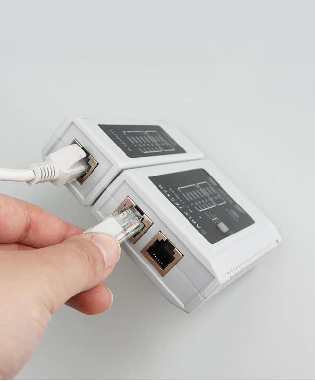 Alt view image 3 of 5 - RJ45 Cable Tester Network Cable Tester Ethernet Wire Test Tool for LAN Phone RJ4