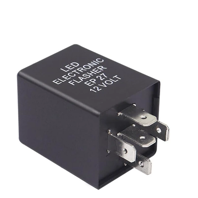 Alt view image 2 of 4 - 5 Pin EP27 FL27 Electronic Flasher Relay for Car Vehicle LED Turn Signal Light B