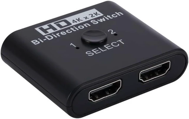 Alt view image 4 of 5 - 4K HDMI Bi-Direction Switch 4K HDMI Splitter 2 X 1/1 X 2 HDMI 2.0 Cable Switcher