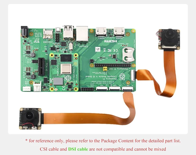 Alt view image 5 of 7 - 0.5M CSI FPC Flexible Cable Compatible with Raspberry Pi 5, 22Pin To 15Pin