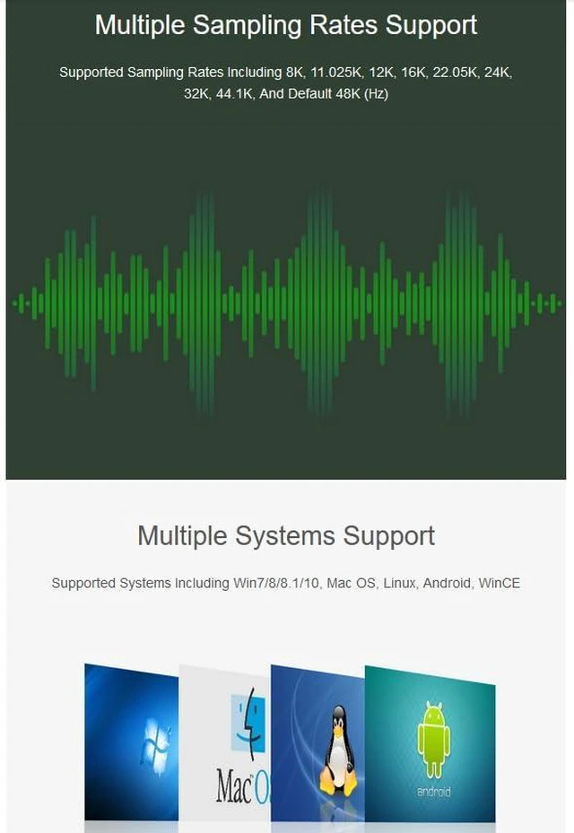 Alt view image 3 of 7 - USB Sound Card with 8 5W Speaker for Raspberry Pi/Jetson Nano