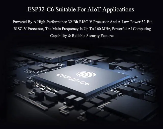 Alt view image 4 of 7 - ESP32-C6 1.47inch Display Development Board, 172×320, ESP32 with Display
