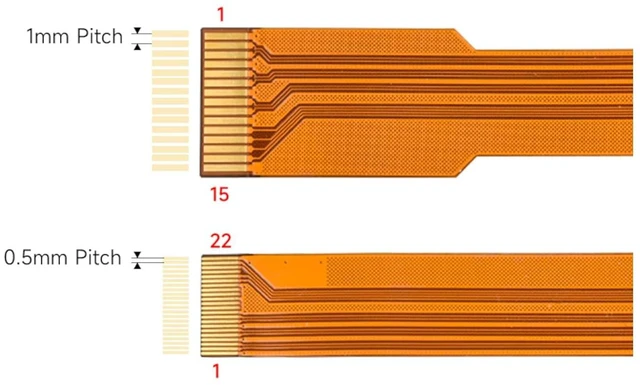 Alt view image 3 of 5 - Official CSI FPC Flexible Cable Compatible with Raspberry Pi 5, 22Pin to 15Pin,