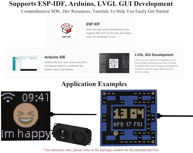 Alt view image 6 of 7 - ESP32-S3 RGB Matrix Driver Board, Onboard Dual Microphones Array, Supports 2.4 G