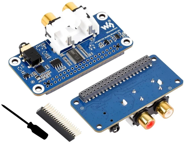 Main image of PCM5122 HiFi I2S DAC Audio Card Compatible with Raspberry Pi 5/4B/3B+/3B/Pi Zero