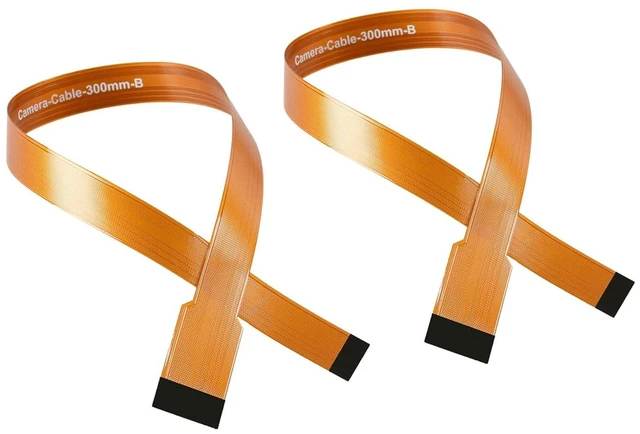Main image of (2PCS) CSI FPC Flexible Cable Compatible with Raspberry Pi 5, 22PIN to 15PIN, Su
