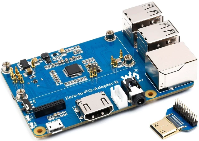 Main image of Raspberry Pi Zero 2W to Pi 3B/3B+ Adapter,Connect Raspberry Pi Zero 2W with Zero