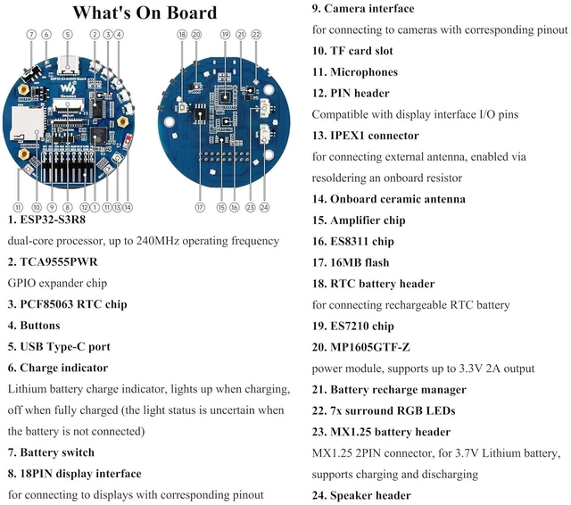 Alt view image 4 of 7 - ESP32-S3 AI Smart Speaker Dev Board, ESP32 Audio, AI Speech Interaction