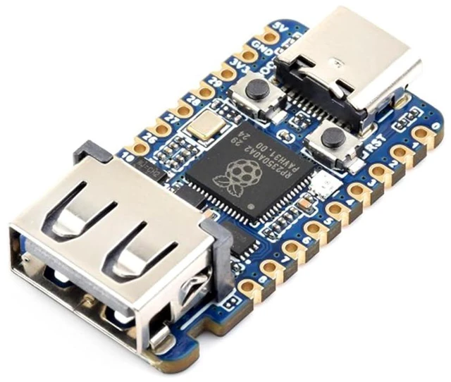 Main image of RP2350A USB Mini Development Board, USB Type-A and USB Type-C Port