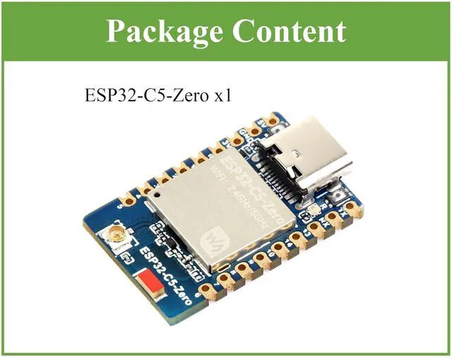 Alt view image 6 of 6 - ESP32-C5 Mini Development Board, Equipped with 32-bit RISC-V Processor, Support