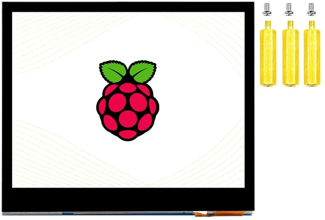 Main image of for Raspberry Pi 4B/3B+/3B/3A+/Pi Zero W/Zero 2 W/WH, 3.5inch DPI LCD 640x480, I