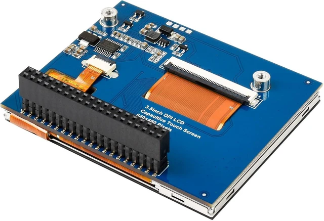 Alt view image 6 of 7 - for Raspberry Pi 4B/3B+/3B/3A+/Pi Zero W/Zero 2 W/WH, 3.5inch DPI LCD 640x480, I