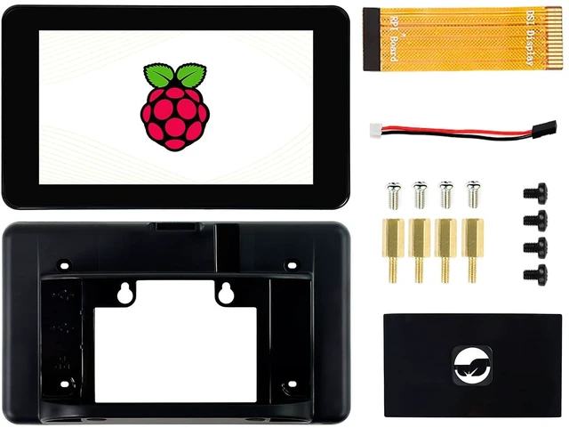 Main image of 7inch DSI LCD with Case for Raspberry Pi 4 Model B, 800×480 TFT Capacitive Touch