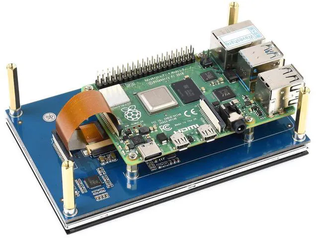 Alt view image 6 of 7 - 5inch DSI LCD Capacitive Touch Display for Raspberry Pi 4B/3B+/3A+/3B/2B/B+/A+/
