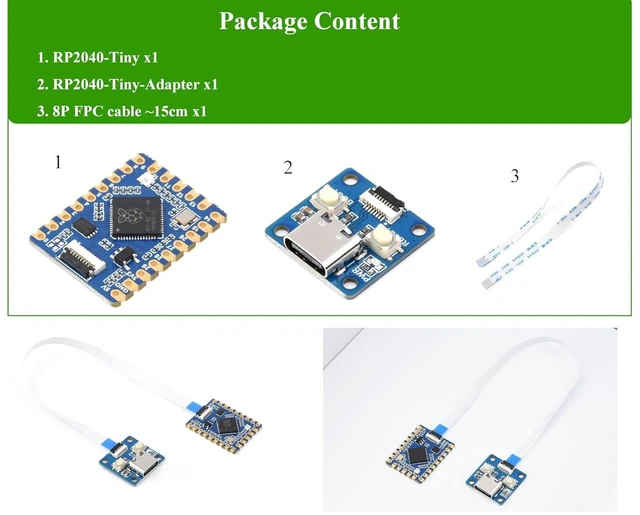 Alt view image 6 of 7 - RP2040-Tiny Development Board, Based On Official RP2040 Dual Core Processor, 2MB