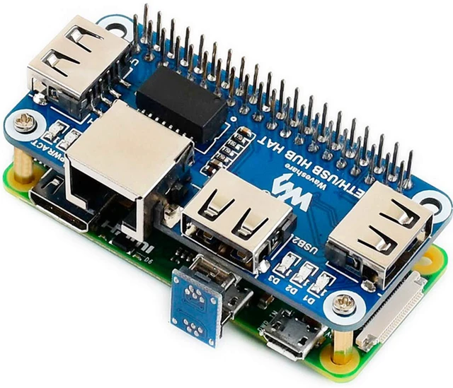 Alt view image 2 of 7 - for Raspberry Pi 4B/3B+/3B/2B/Zero/Zero W/Pi Zero 2 W/ 2 WH, Ethernet/USB HUB HA