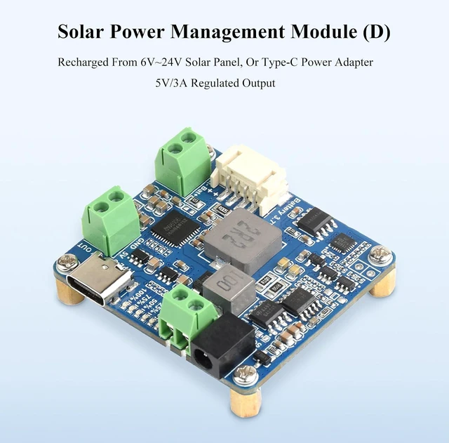 Alt view image 2 of 7 - MPPT Solar Energy/Solar Power Manager Module for 6V~24V Solar Panel, Support Rec