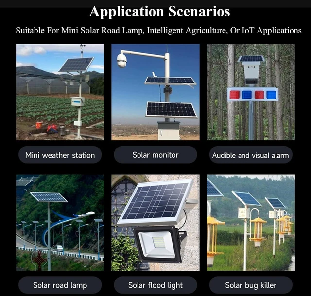 Alt view image 5 of 7 - MPPT Solar Energy/Solar Power Manager Module for 6V~24V Solar Panel, Support Rec