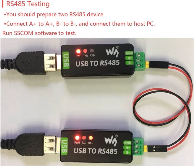 Alt view image 6 of 7 - USB to RS485 Converter Adapter Original FT232RL and SP485EEN Fast Communication